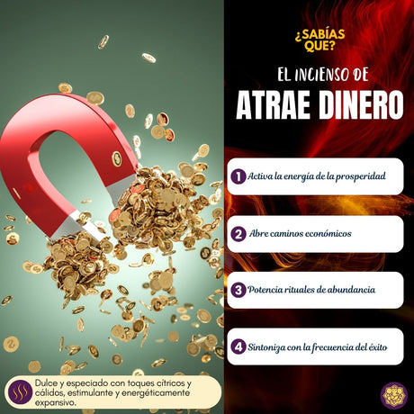 Incienso Natural Atrae Dinero - Mavana