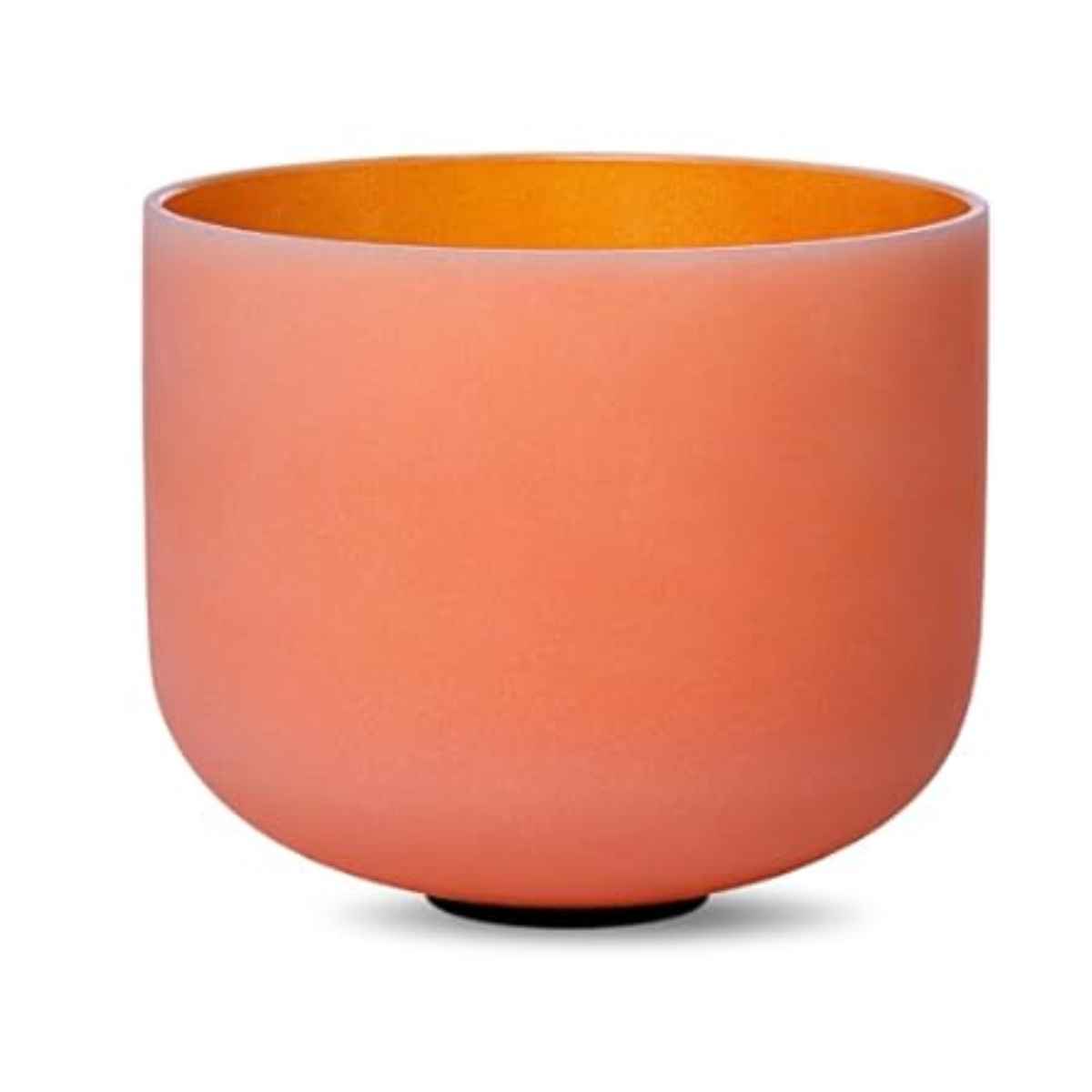 Cuenco Tibetano Cuarzo Naranja 10 Pulgadas Nota RE