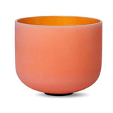 Cuenco Tibetano Cuarzo Naranja 10 Pulgadas Nota RE