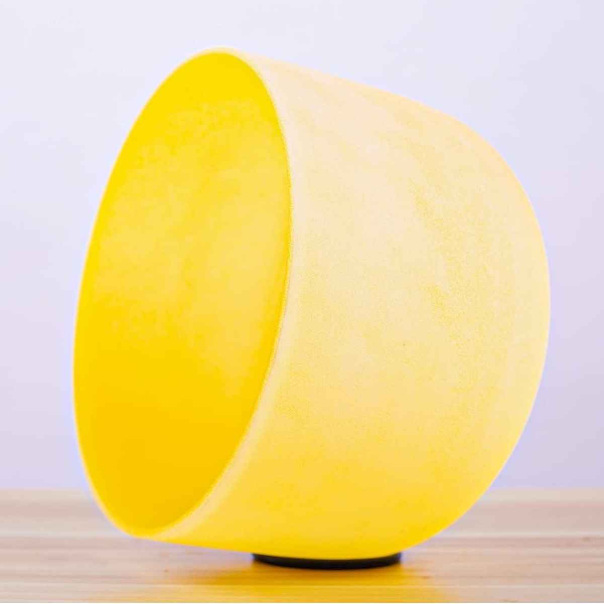 Cuenco Tibetano Cuarzo Amarillo 10 Pulgadas Nota MI