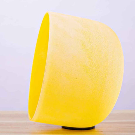 Cuenco Tibetano Cuarzo Amarillo 12 Pulgadas Nota MI