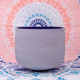 Cuenco Tibetano Cuarzo Índigo 10 Pulgadas Nota LA