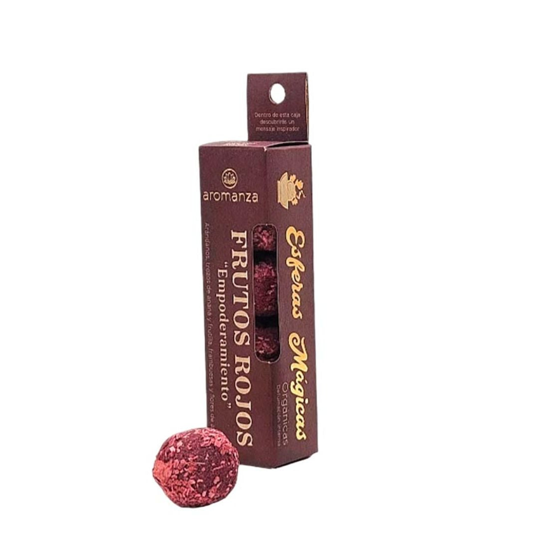 Sahumerio Esfera Magica Frutos Rojos - Aromanza