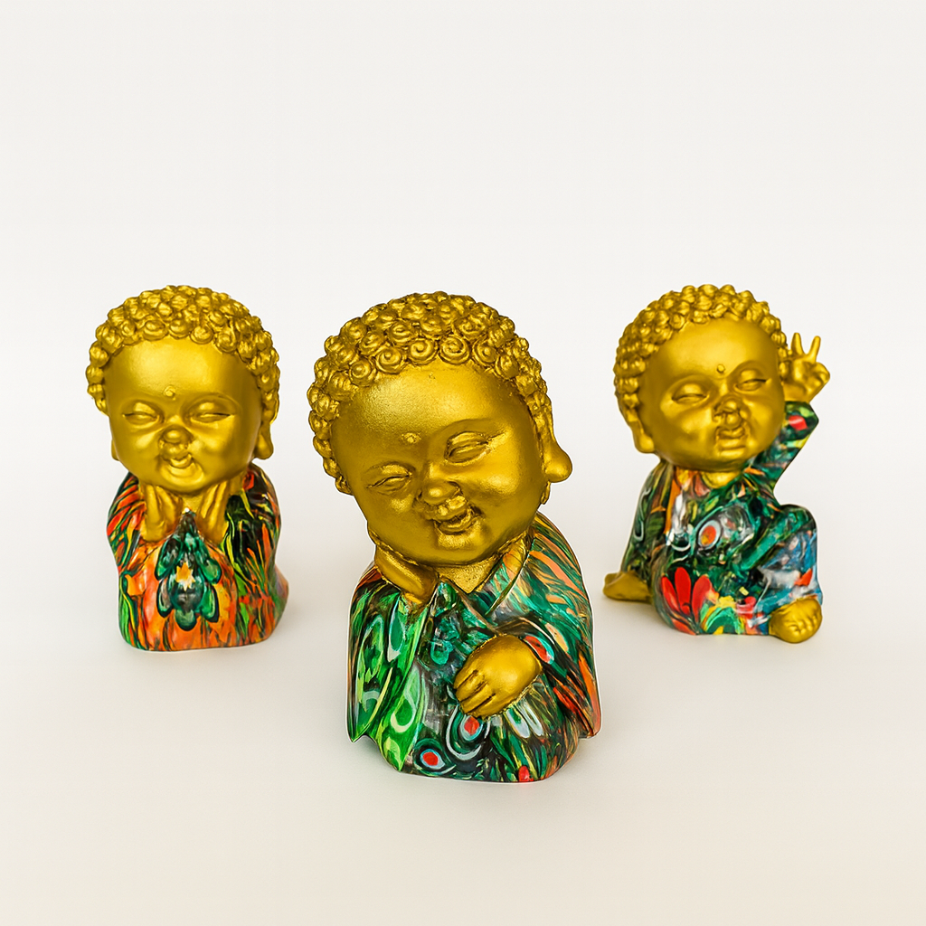 Set Adorno Little Budda Happy