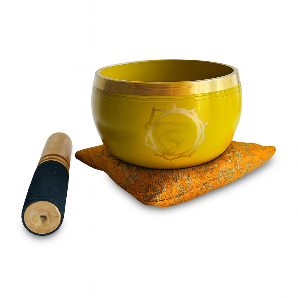 Box Cuenco Tibetano 11 cm - Amarillo