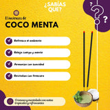 Incienso Natural Coco Menta - Goloka
