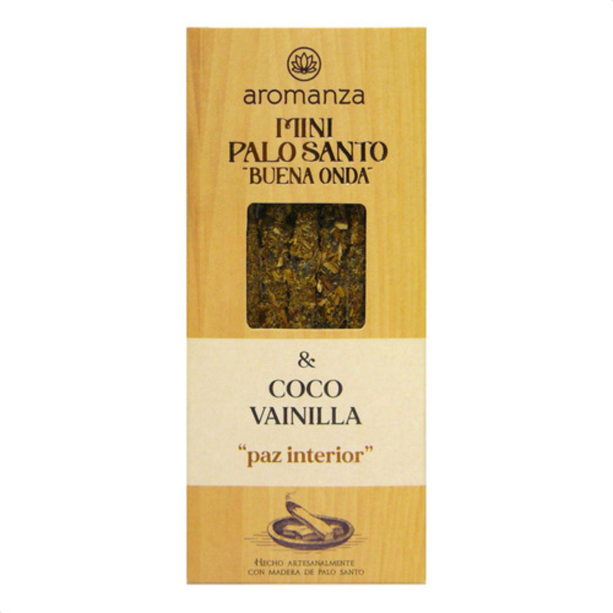 Mini Palo Santo Buena Onda Coco Vainilla - Aromanza