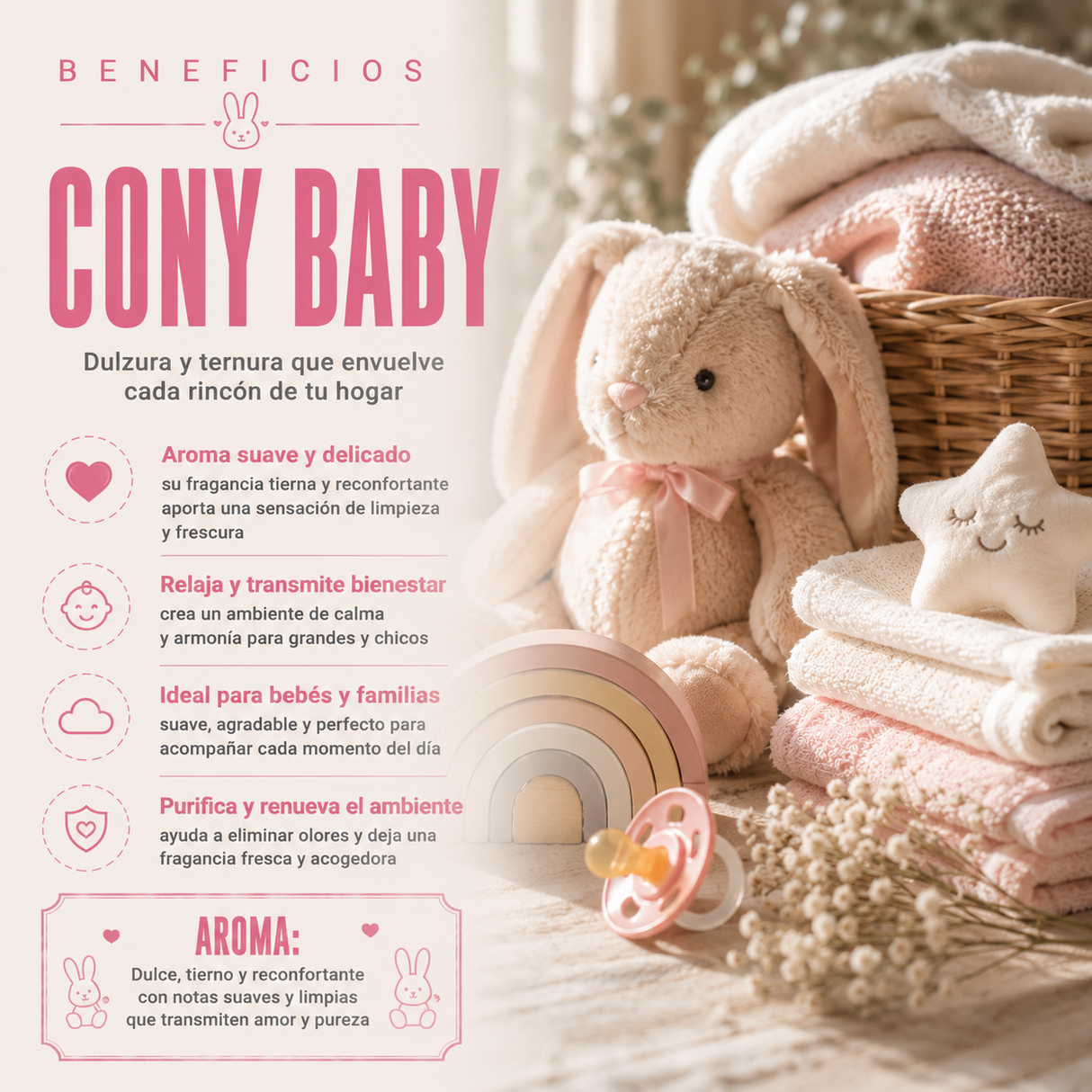 Aromatizante Spray Cony Baby 200 mL