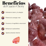 Pulsera Cuarzo Cherry 6mm