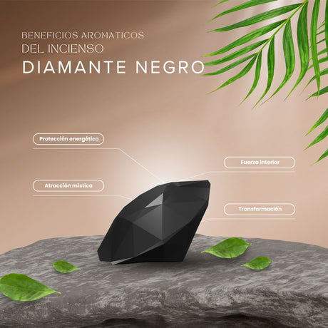 Varilla Sahumerio Tibetano Diamante Negro - Aromanza