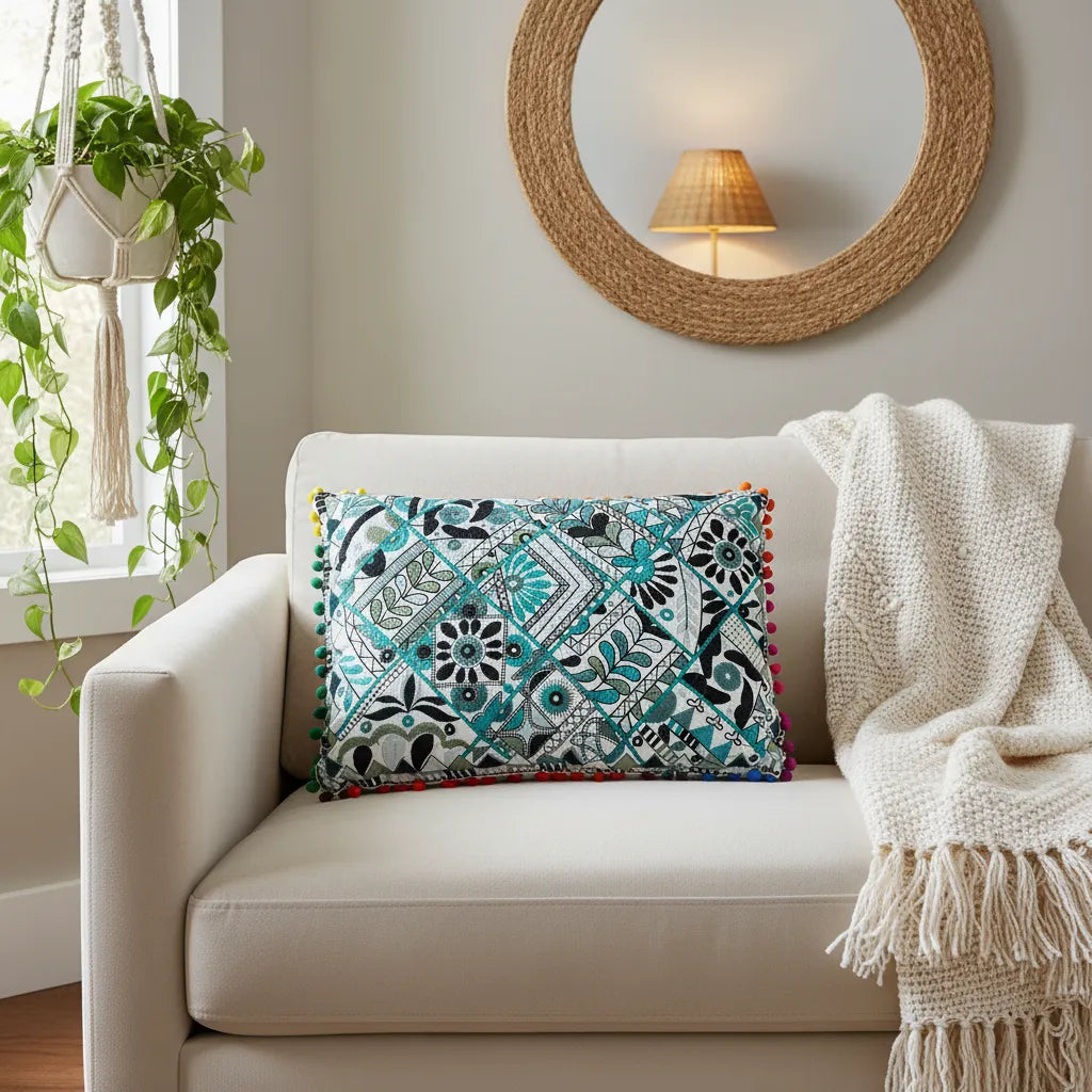Cojin Decorativo Verde