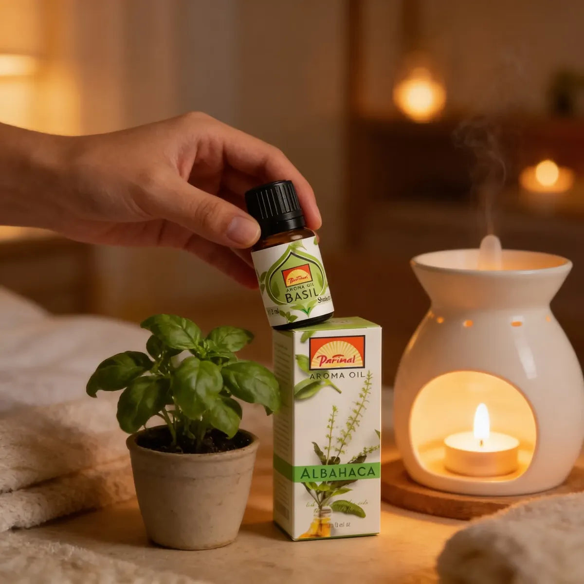 Aceite Aromático Albahaca