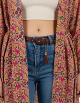 Kimono Denali Beige con Rosa