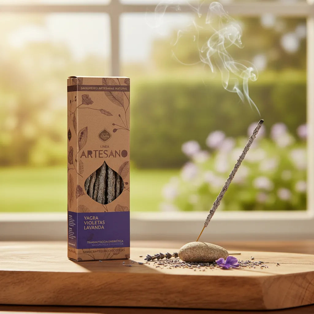 Sahumerio Artesano Yagra, Violetas y Lavanda