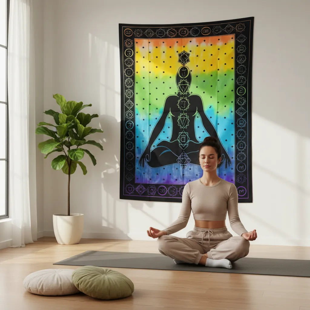 Tapiz Mural 7 Chakras