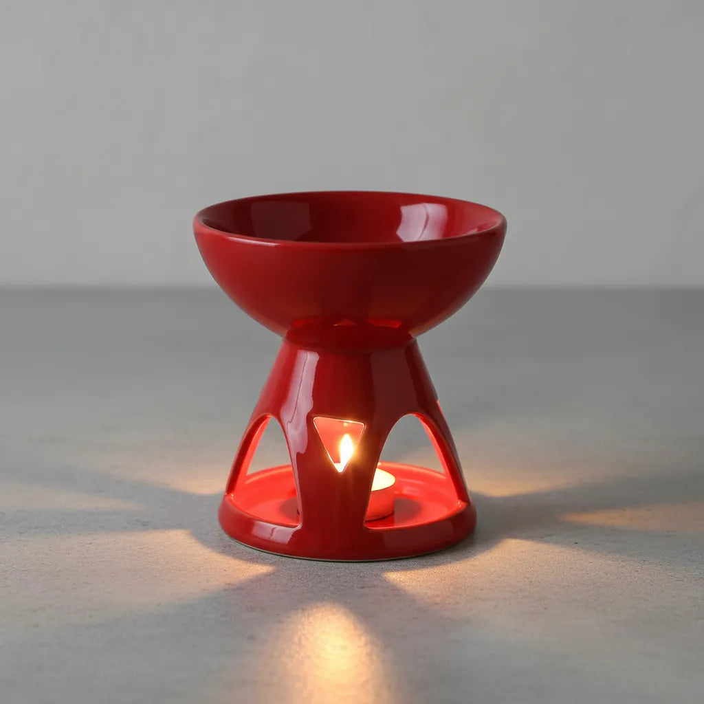 Difusor de Ceramica Rojo