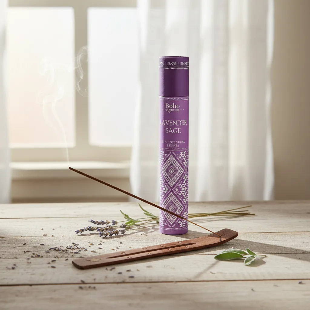 Estuche Inciensos Boho Lavanda y Salvia