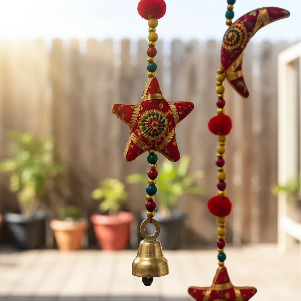 Colgante Luna y Estrella