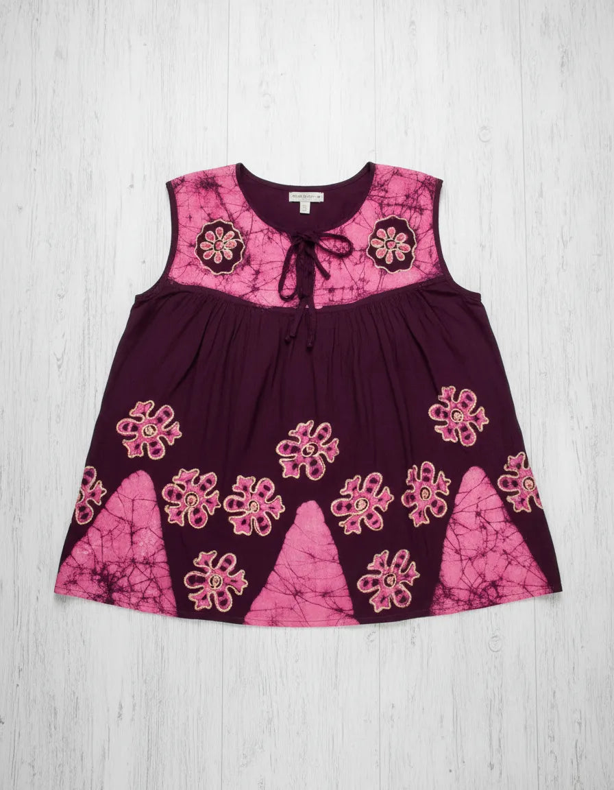 Blusa Chandri Morada con Rosada
