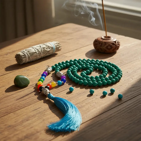 Japa Mala Buda Turquesa 6mm