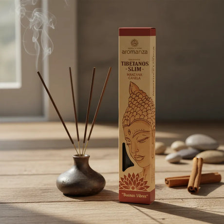 Sahumerio Slim Tibetano Manzana Canela