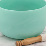 Cuenco Tibetano Cuarzo Verde 12 Pulgadas Nota FA