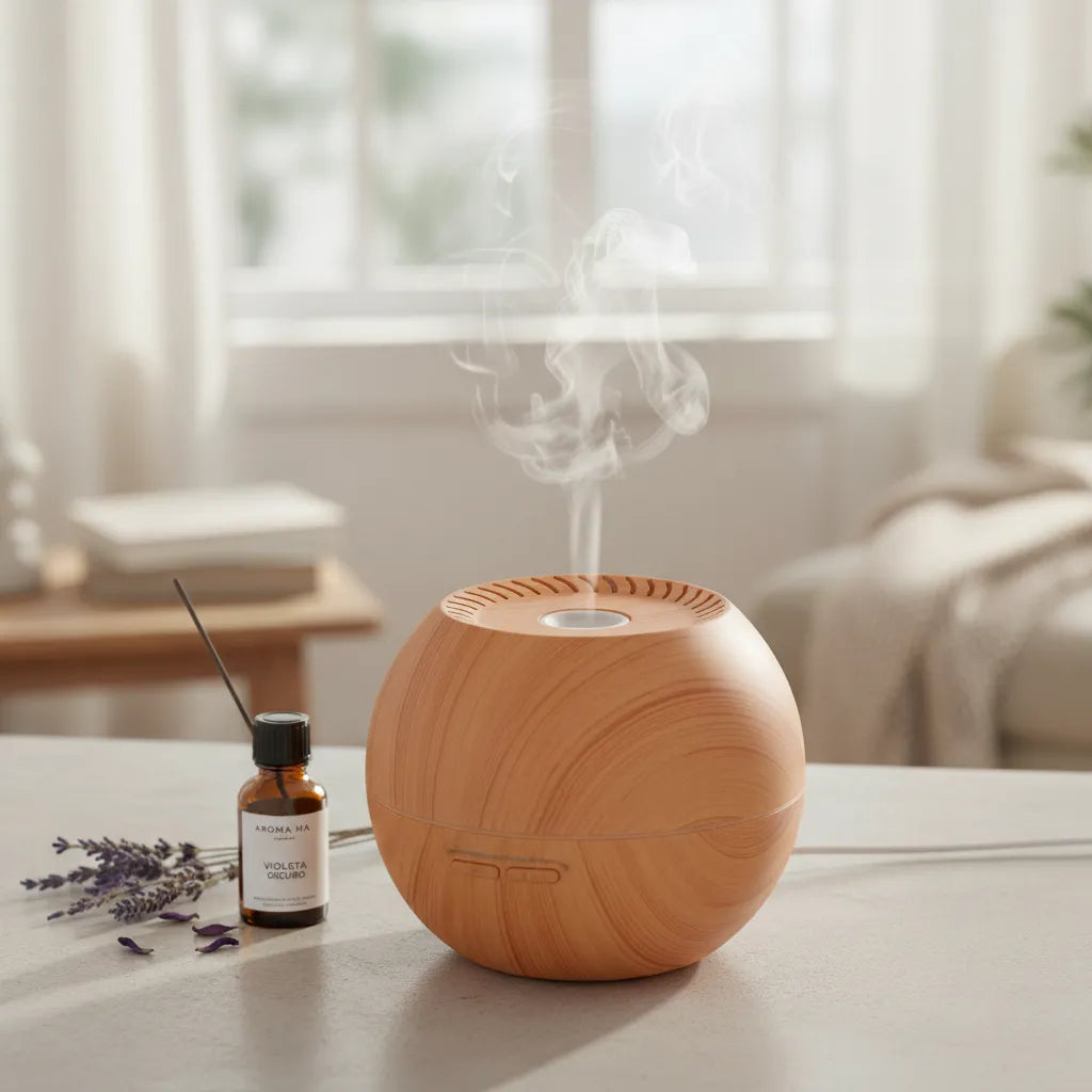 Humidificador Esfera Fan Light Brown 130 mL
