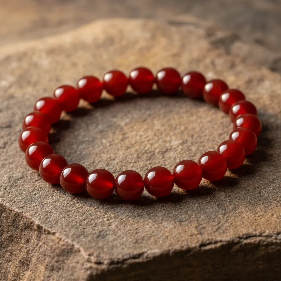 Pulsera Cornalina 8mm