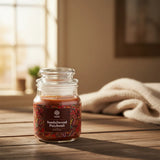 Vela Tapa Vidrio - Sandalwood Pachuli
