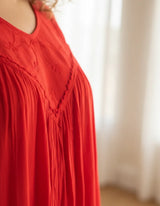 Blusa Vestido Chiti Roja