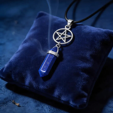 Colgante Estrella de Punta Lapis Lázuli