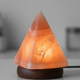 Lampara de Sal del Himalaya Piramide Led Mini
