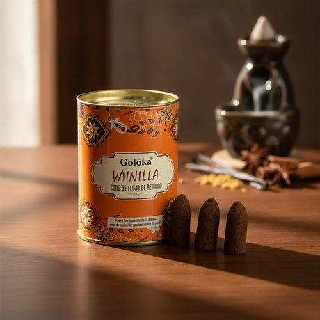 Incienso Cascada Vainilla 24 conos