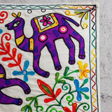 Funda de Cojín Camello Duo Morado