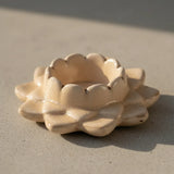 Sahumador Porta Incienso  Flor de Loto Ceramica