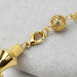 Péndulo Doble Testigo Dorado