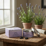 Vela Tarro Lavanda con Turmalina Negra
