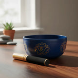 Cuenco Tibetano Azul 18 cm