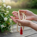 Japa Mala Clásico Blanco 8mm
