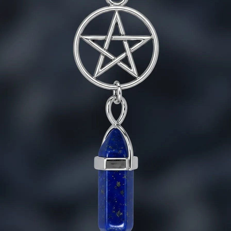 Colgante Estrella de Punta Lapis Lázuli