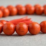 Japa Mala Madera Naranjo 8 mm