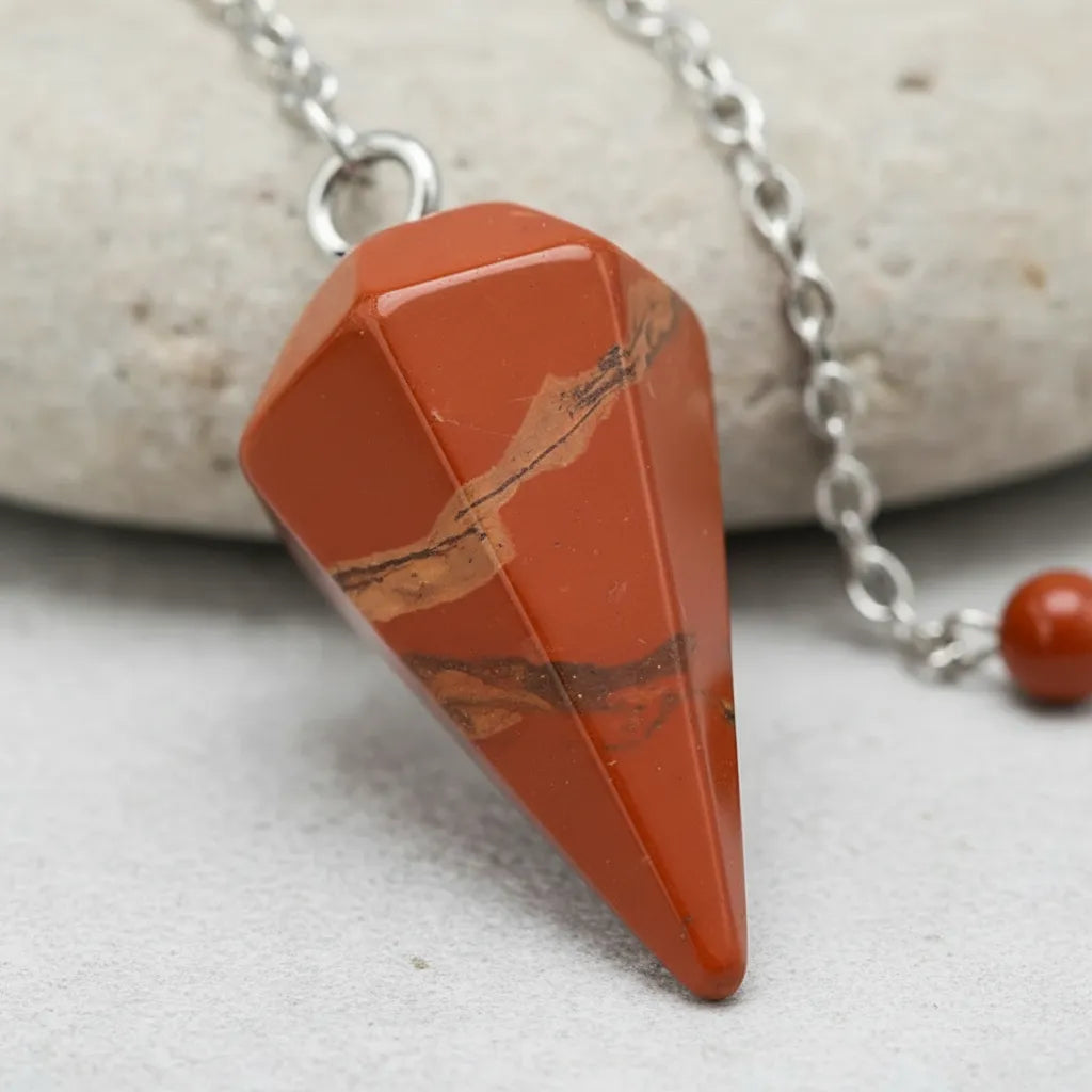 Péndulo Mini Jaspe Rojo