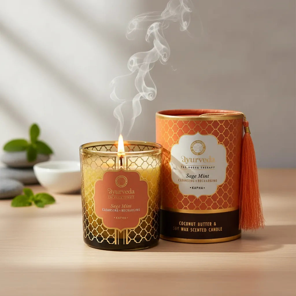Vela Ayurveda Salvia Blanca y Menta