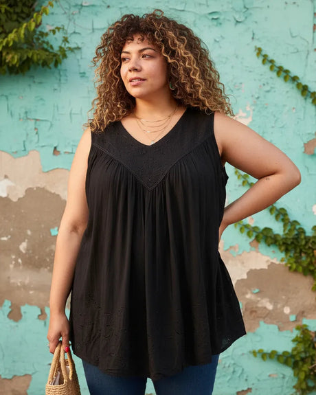 Blusa Vestido Charita Negra