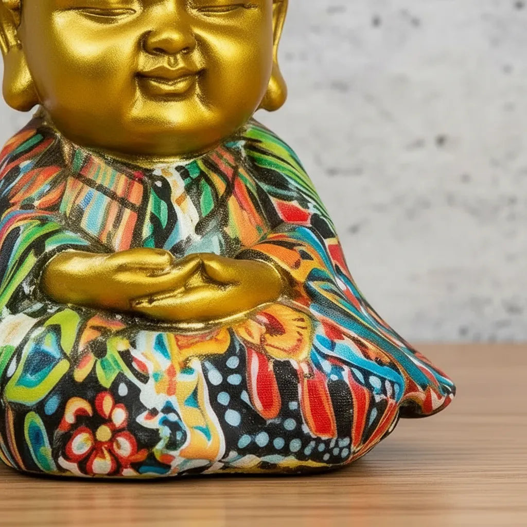 Set Little Budda Meditando