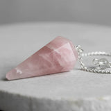 Péndulo Cuarzo Rosa
