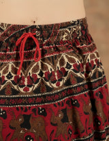 Falda Devu Rojo Con Negro