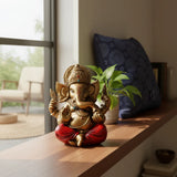 Ganesh Red&Gold