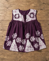 Blusa Chandri Violeta con Blanco