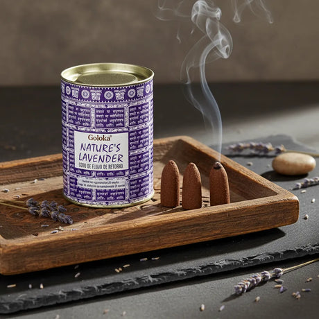 Incienso Cascada Nature's Lavander 24 conos